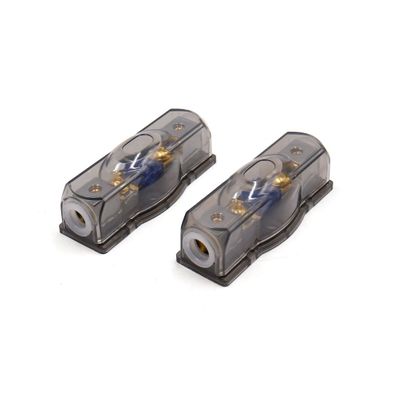 uxcell 2Pcs 60A Auto Car Audio Amplifier ANL Fuse Holder Base Distribution Block Gray