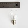 25 Foot C9 Commercial String Lights with LED G50 Clear Bulbs - Black Wire view 4