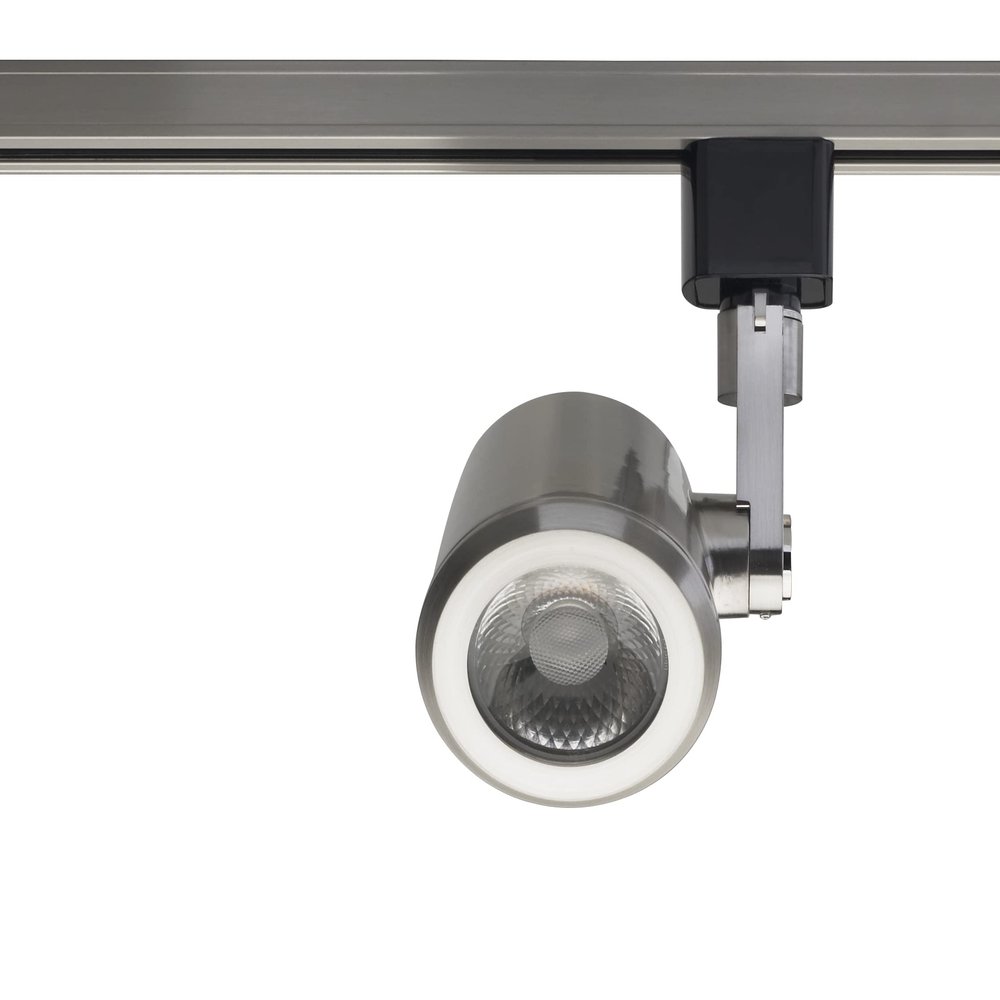 Nuvo TH457 One Light Track Head, Pwt, Nckl, B/S, Slvr
