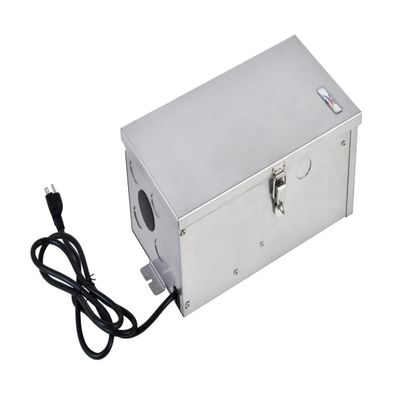 ELEGANT Elitco Lighting 600W Stainless Steel Low Voltage Landscape Transformer