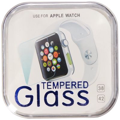 SD Trading 2iwatxcg18 Slim Premium Real Tempered Glass Film Screen Protector for Apple Watch - 38mm - 2 Piece