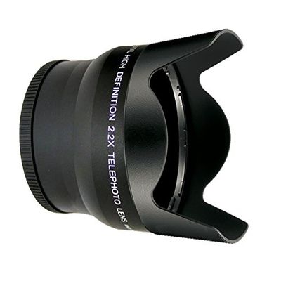 2.2X High Definition Super Telephoto Lens Compatible with Panasonic Lumix DMC-GX8 (Only for Lenses with Filter Sizes of 46, 52, 58 or 67mm)