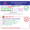 mCover Case Compatible for 2017~2022 15" Microsoft Surface Book 2/3 with Detachable Tablet Display ONLY (NOT Fitting Cheaper Surface Laptop Models) - Black view 3