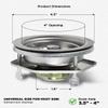 Highcraft 9743 Kitchen Sink EZ Connect Stainless Steel Drain Assembly with Strainer Basket/Stopper, Single, Stainless-Steel view 3