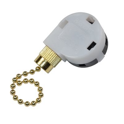 HQRP Ceiling Fan 3-Speed 4-Wire Control Switch compatible with Hampton Bay Ceiling Fan, Function L-1-2-3, L-2-3, L-1-3, L-1-2