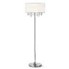HomeTREND HOMEGLAM Florence Crystal Pendants Floor Lamp (White Shade) view 3