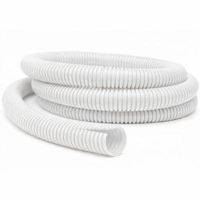Kable Kontrol Colored Split Wire Loom Tubing 1-1/2" Inch 25 Ft Long - White Conduit Cover for Cords - Corrugated Tubing and Protector for Automotive Wires - Durable Polyethylene