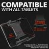 Tackform Industrial Metal Drill Base Tablet Mount [Enduro Series] - iPad Holder for Wall or Truck. ELD Mount | Compatible with iPad mini, IPad Pro 12.9, Galaxy S, Surface Pro & Switch view 2