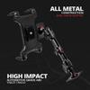 Tackform Industrial Metal Drill Base Tablet Mount [Enduro Series] - iPad Holder for Wall or Truck. ELD Mount | Compatible with iPad mini, IPad Pro 12.9, Galaxy S, Surface Pro & Switch view 3