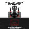 Tackform Industrial Metal Drill Base Tablet Mount [Enduro Series] - iPad Holder for Wall or Truck. ELD Mount | Compatible with iPad mini, IPad Pro 12.9, Galaxy S, Surface Pro & Switch view 4
