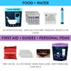 Complete Earthquake Bag - Emergency kit for Earthquakes, Hurricanes, Wildfires, Floods + Other disasters (3 Person, 3 Days) view 4
