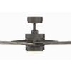 Fanimation Odyn 84 inch Indoor/Outdoor Ceiling Fan with LED CCT Select Light Kit - Matte Greige with Weathered Wood Blades view 4