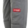 Burson Work Pants with Built-in Removable Super Cushion Knee Pads 36x32 Grey view 4