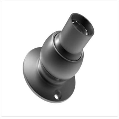 Micro Mini Spotlight LED Fixture (12 to 28VDC) - 1.5" Diameter - 1 Watt Cool White (5500K) LED Down Light for Home, Office, Cabinets, Utility or Task Lighting