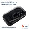 Poly (Plantronics + Polycom) Voyager Legend Portable Charge Case - Headset Case Charger, black view 4