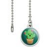 GRAPHICS & MORE Cute Cactus in Pot with Pink Flowers Ceiling Fan and Light Pull Chain view 2