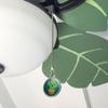 GRAPHICS & MORE Cute Cactus in Pot with Pink Flowers Ceiling Fan and Light Pull Chain view 3