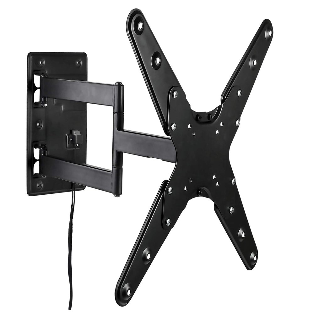 Mount-It! Lockable RV TV Wall Mount for 23-55 Inch TVs, Quick-Release Full Motion Bracket for Campers, Motorhomes, Trailers & Boats, Secure Swivel Arm, VESA 75x75-400x400, 77 lbs Capacity