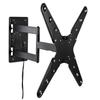 Mount-It! Lockable RV TV Wall Mount for 23-55 Inch TVs, Quick-Release Full Motion Bracket for Campers, Motorhomes, Trailers & Boats, Secure Swivel Arm, VESA 75x75-400x400, 77 lbs Capacity view 1