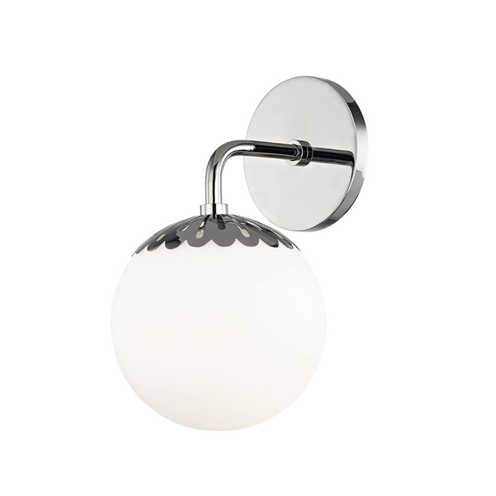 Mitzi H193301-PN Paige - 1 Light Bath and Vanity 11 inches Tall and 6.25 inches Wide - Polished Nickel