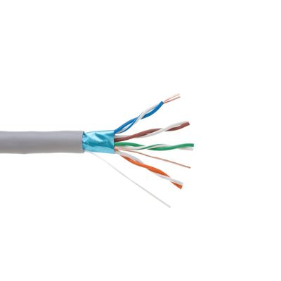 SATMAXIMUM Cat5e FTP 1000ft Shielded Solid Cable Ethernet Network 24AWG Bulk Wire Grey