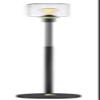 Lite Source Two Tone Floor LAMP, Black/AB/SEEDED Glass Shade, E27 V 60W LS-83112, 63.00x9.75x9.75 view 2