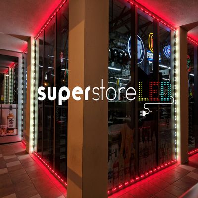 SuperStoreLED Brightest Storefront LED Window Light Kit with UL Power Supply
