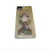 Ceiling Light & Fan Pull Chain Shaped Like a Mini Light Bulb and a Small Fan, Silver Satin Finish Ornaments view 1