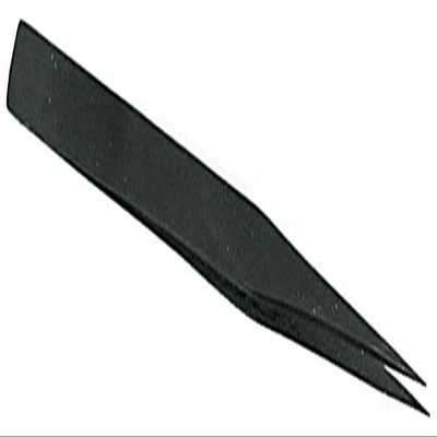 ToolUSA 5" Non-Magnetic Straight NeedleTip Tweezers | Black Oxide Finish | Ideal for Electronics, Crafting, Jewelry