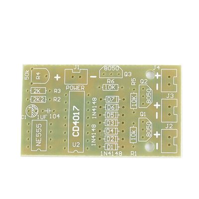 Aexit CD4017 NE555 Amplifier Installation DIY Flashing Light Module PCB Blank Board 54mm Fuses x 31mm