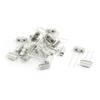 Aexit 22 Pcs Amplifier Installation Silver Tone Metal 6.000MHz Quartz Crystal Fuses Oscillator Resonator view 1