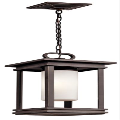 Kichler South Hope Outdoor Pendant Light, Rubbed Bronze