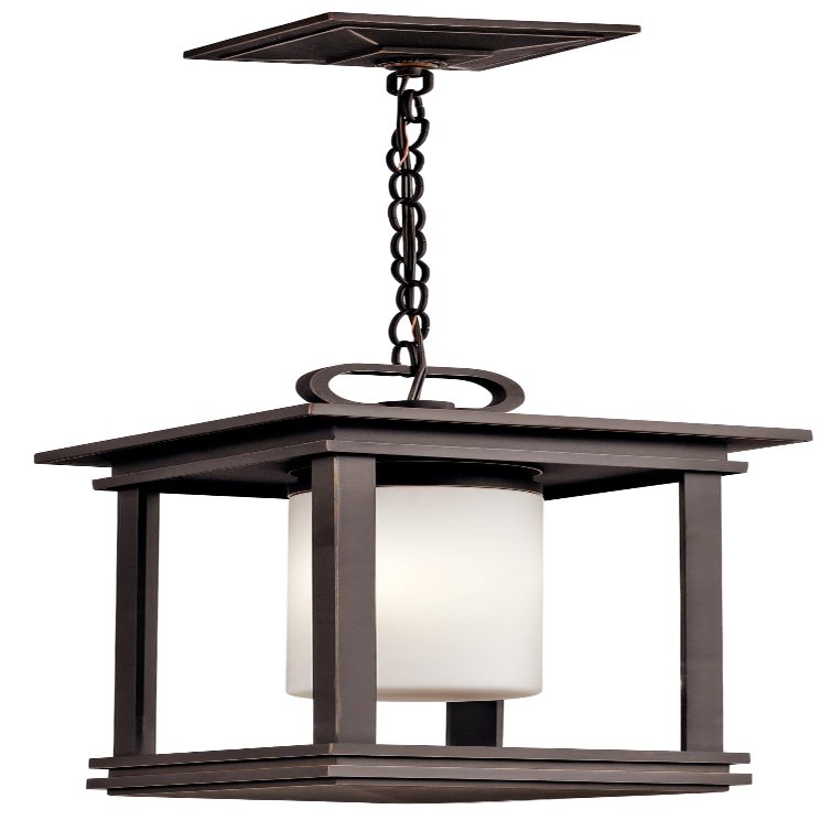 Kichler South Hope Outdoor Pendant Light, Rubbed Bronze