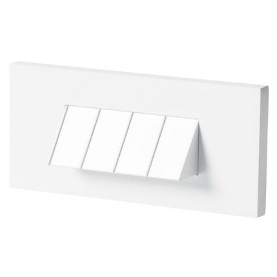 Generation Lighting 1-Light Transitional LED Step Light White 93483S-15, Outdoor Light Fixtures, Wall Lamps for Patio Decor, Outdoor Step Lights for Landscape Lighting