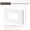 Generation Lighting 1-Light Transitional LED Step Light White 93485S-15, Outdoor Light Fixtures, Wall Lamps for Patio Decor, Outdoor Step Lights for Landscape Lighting view 3