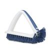Unger 2-in-1 Grout and Corner Scrubber Brush Tool, Crevice Bathroom Cleaning Supplies for Showers, Door Tracks, Tile, and Bathtubs, Household 360-Degree Scrubbing Power view 1