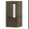 Hinkley Landscape Lighting LED Atlantis Square Bollard Path Light Add Safety and Security to Walkways with Durable Path Lights, 120-Volt, Aluminum with Bronze Finish, LumaCore LED Engine, 55602BZ view 1