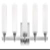Hinkley Karlie Five Light Vanity, Chrome Finish with Etched Opal Glass, Chrome view 1