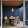 Hinkley Republic Medium Hanging Outdoor Lantern, Composite, Clear Seedy Glass Panes, Anti-Fading Finish, Oil Rubbed Bronze Finish view 2