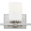 Hinkley Karlie Five Light Vanity, Brushed Nickel Finish with Etched Opal Glass Karlie Bathroom, Brushed Nickel view 4