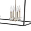Hinkley Stinson Collection Eight Light Linear Chandelier, Black view 3