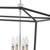Hinkley Stinson Collection Eight Light Linear Chandelier, Black view 4