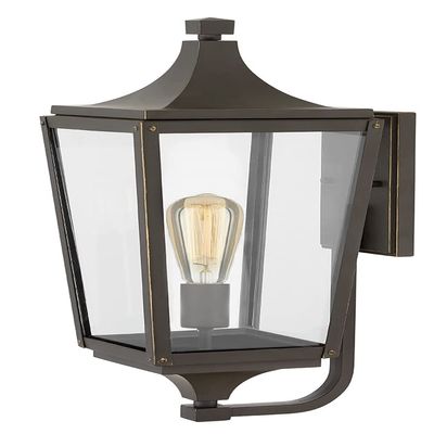 Hinkley Jaymes 19.5" Medium Outdoor Wall Mount Lantern, Oil Rubbed Bronze
