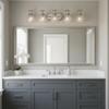 Hinkley Plantation Tropical Five Light Bathroom Vanity Fixture, Polished Antique Nickel view 2