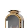 Hinkley Rowley Outdoor Medium Wall Mount Lantern, Light Antique Brass view 4