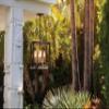 Hinkley Rhodes Medium Outdoor Hanging Lantern Pendant, Warm Bronze Finish view 4