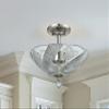 Dale Tiffany GH60717PC Grove Park Flush Mount Ceiling Light, 13", Crystal view 2