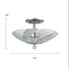 Dale Tiffany GH60717PC Grove Park Flush Mount Ceiling Light, 13", Crystal view 3