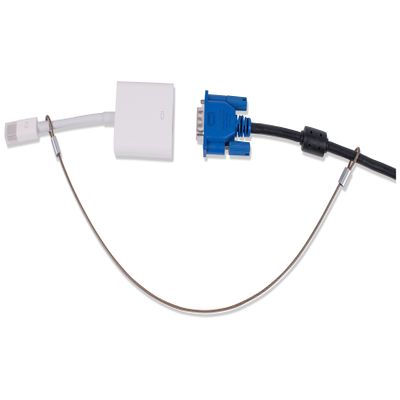 Universal CableTether - Heavy Duty Custom Length Cable Tethers (10 Pack) - Do-It-Yourself, Adjustable, Tamper-Resistant - Secure Conference Room Computer Display Adapters and Mac Adapters