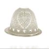 Kerzenfarm Porcelain Dome Lights in a Lace Heart Design view 1
